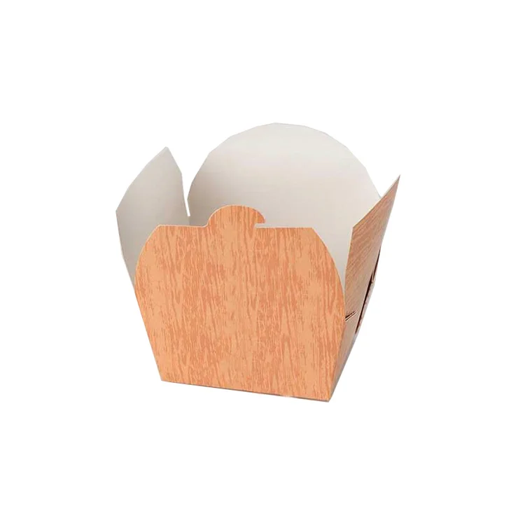 
hot sales Wholesale Custom Food Grade Kraft Cardboard Salad Take Away Food Packing Box 