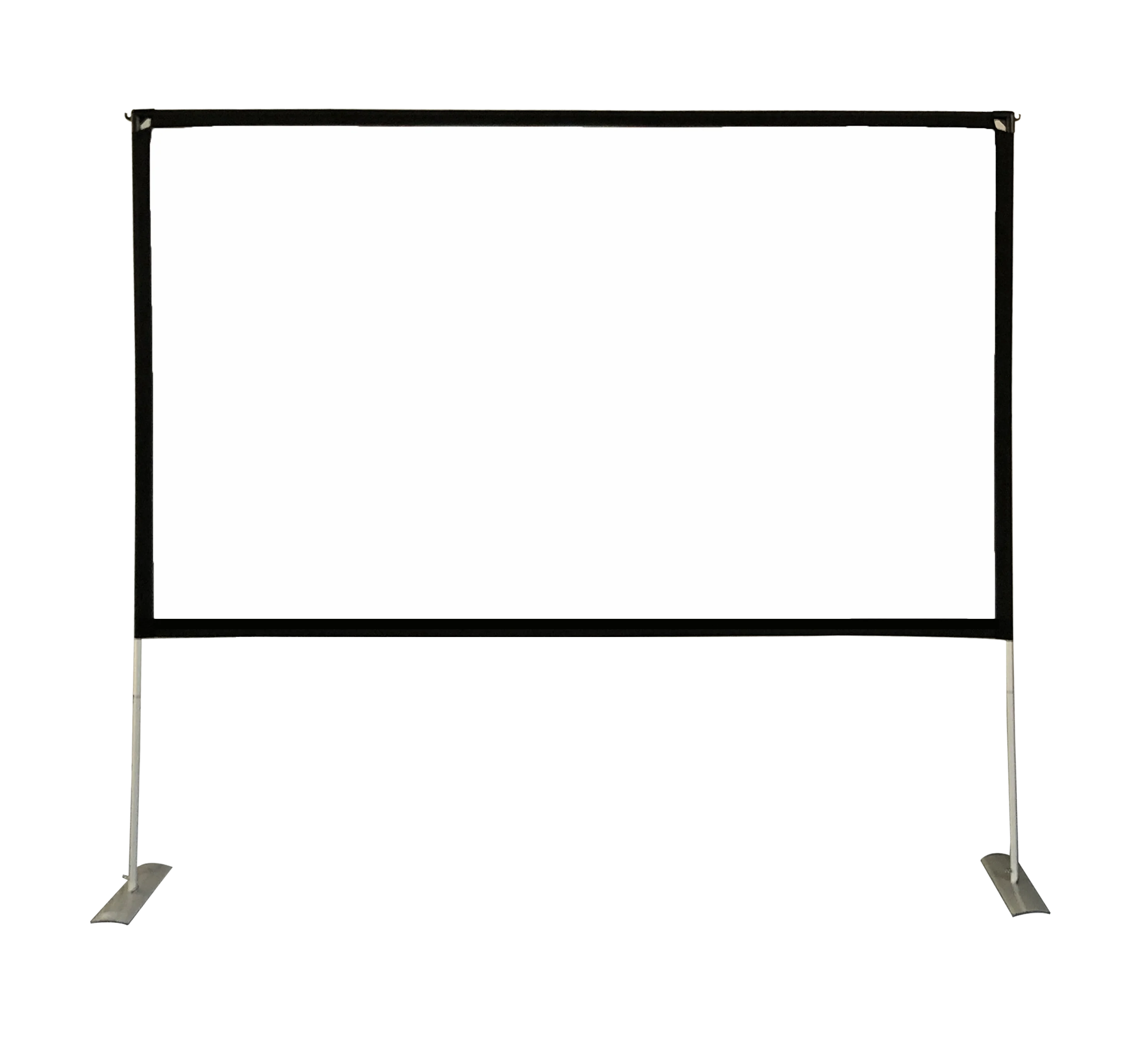 Новинка 100 дюймовый 16:9 легкий алюминиевый сплав круглый трубчатый наружный портативный проекционный