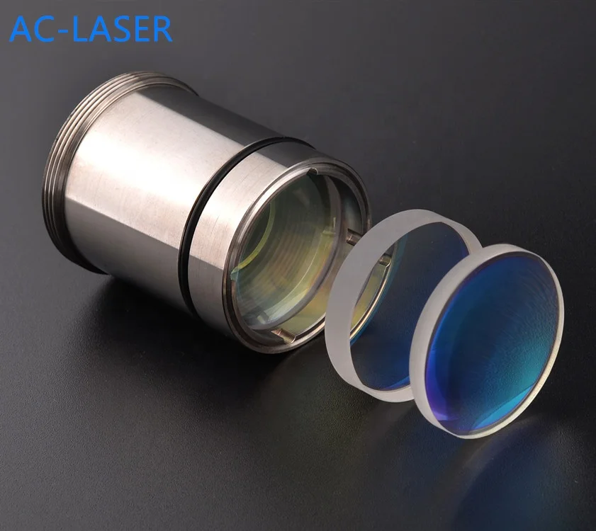 Collimator focusing lens D30/D37 F100/F125/F150/F200 for fiber laser cutting machine