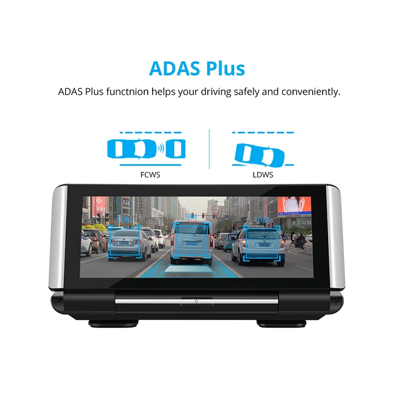 
Wifi rear view mirror hd two cameras black box gps 4g dual camera car dvr dash cam 