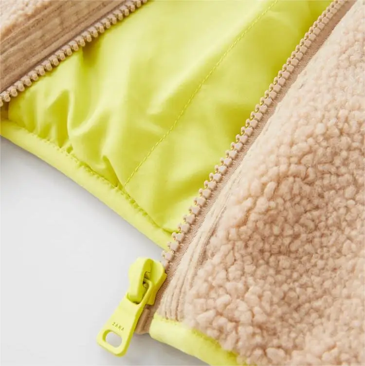 Hot Sale OEM Custom Terry Fleece Kids Jacket Sherpa Hooded Coat For Boys