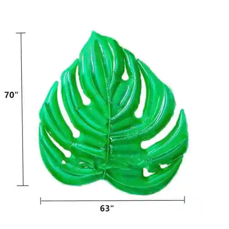 Factory Wholesale Water Park Swimming Floating Toys Leaf Inflatable Floating Rows Game Rest Toys