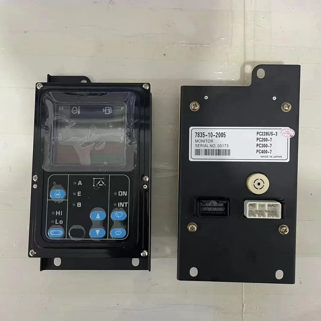 Excavator spare parts Pc130-7 Pc200 Pc220 Pc300 Pc228us-3  Engine Part Display Panel 7835-10-5000 7835-10-2005 Monitor