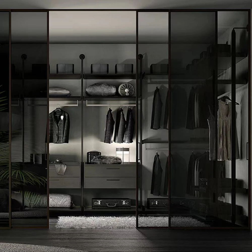 Boloni 6 door wooden dimensions folding doors wardrobe closet cabinet in dubai
