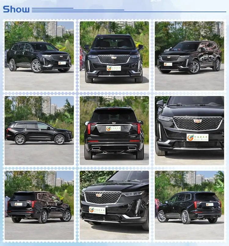 Premium Supplier Cadillac XT6 48V Hybrid System Delux Brand 2.0T 4WD Middle-Large-Size SUV 6/7 Seats High Performance SUV