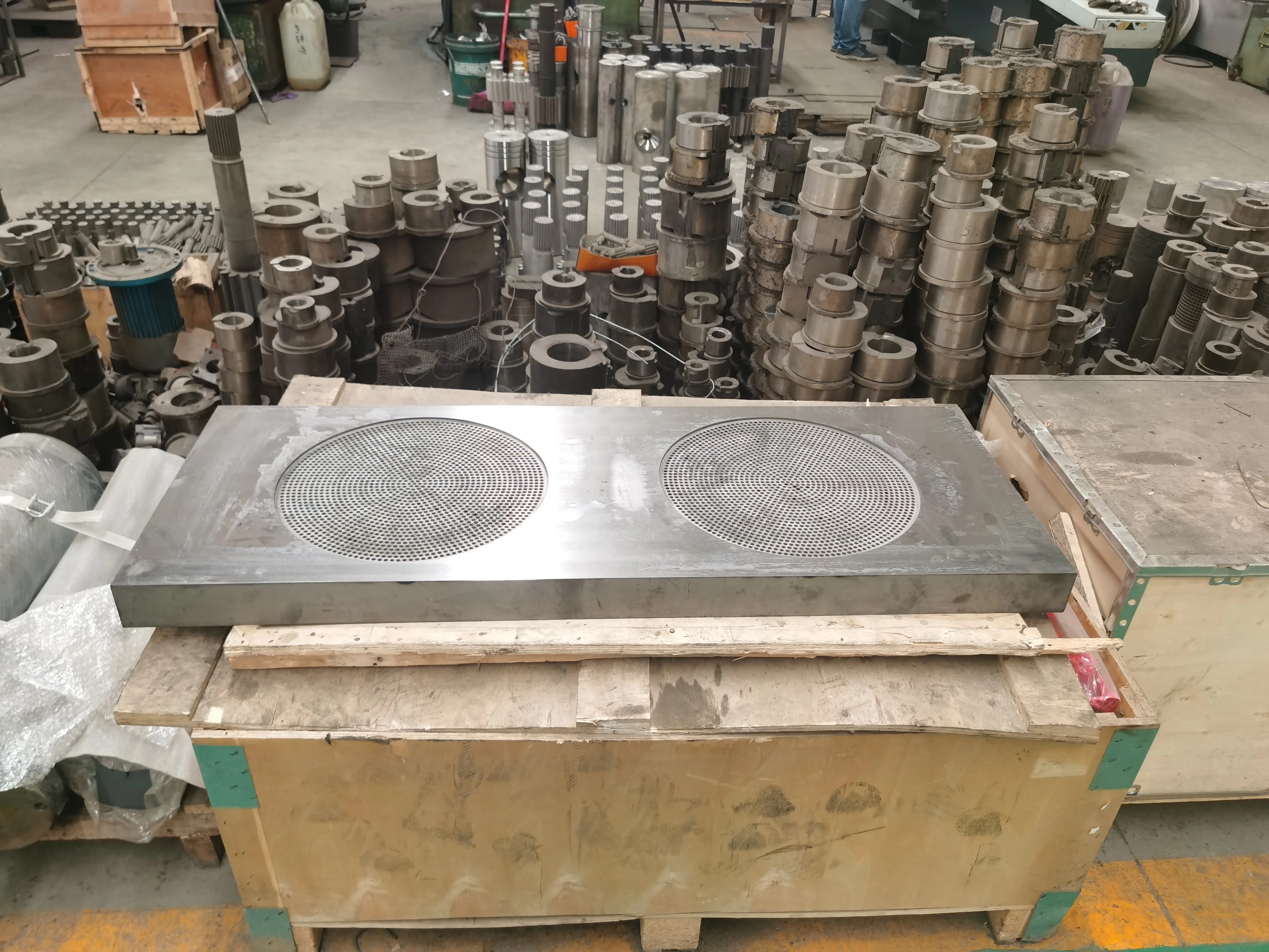 hydraulic continuous screen changer for PP/PE/PC/PA/PET/ABS/PVC/PBAT/PLA 65 Twin screw extruder compounding line