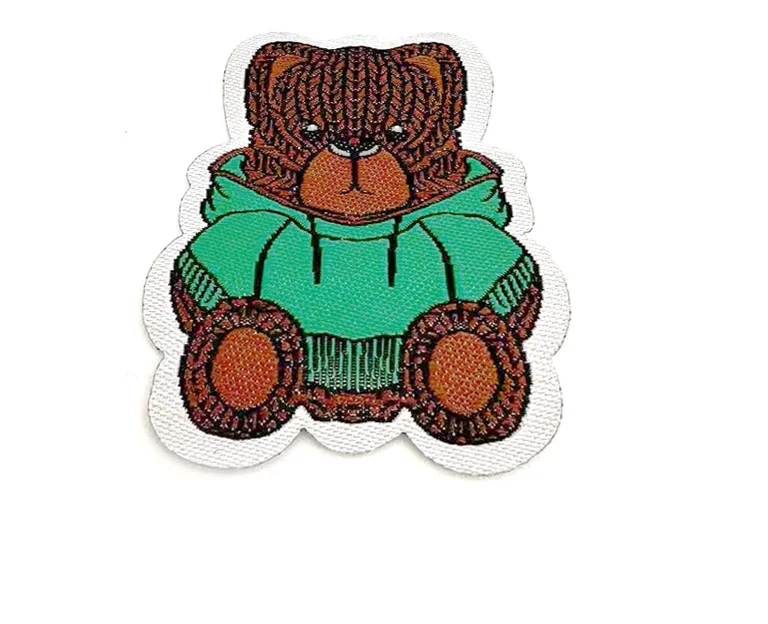 Wholesale Chenille Embroidered Badges Custom logo Embroidery Patches with Iron On Backing