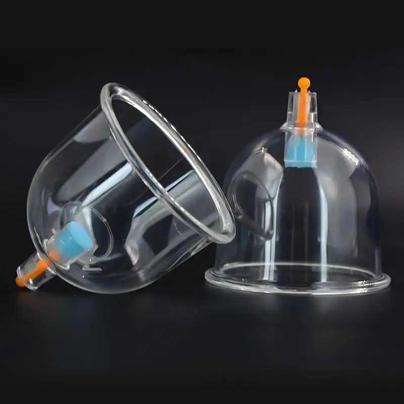 PZ Cupping Cups Vacuum Cupping with Customized Wholesale Single Size Body Ce PS OEM Transparent Lancet and Cupping Pump 2 in 1
