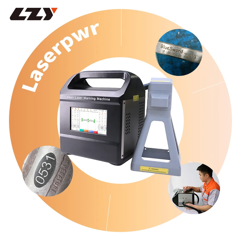 Professional Suppliers Handheld High-precision Engraving Craft Number Logo 20 Wat Fiber Laser Marking Machine for Steel Muur