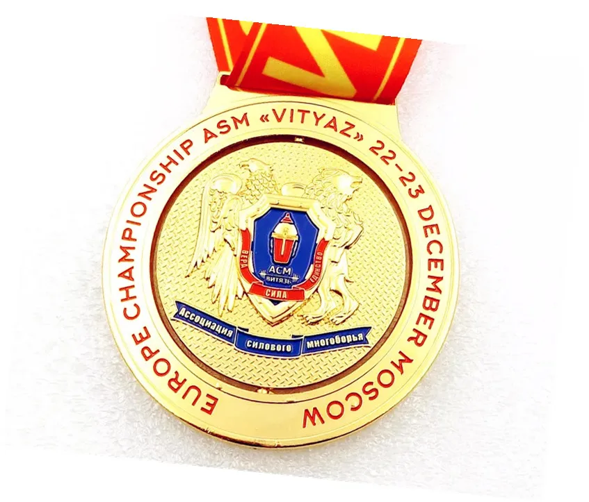 China Dongguan factory price antique brass color plated metal custom medal award sport medals club medal