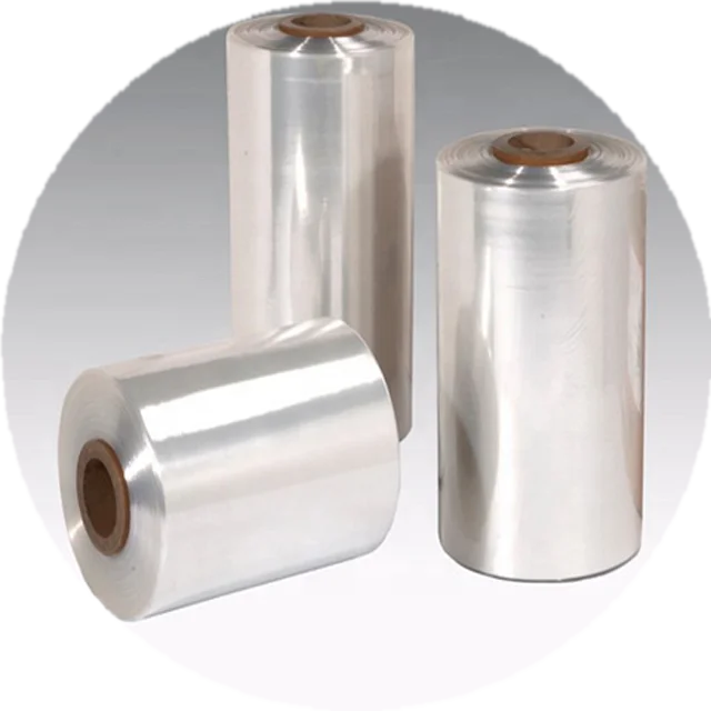 Cross Linked POF Polyolefin Heated Shrink Wrap Packaging Film Roll For Packaging