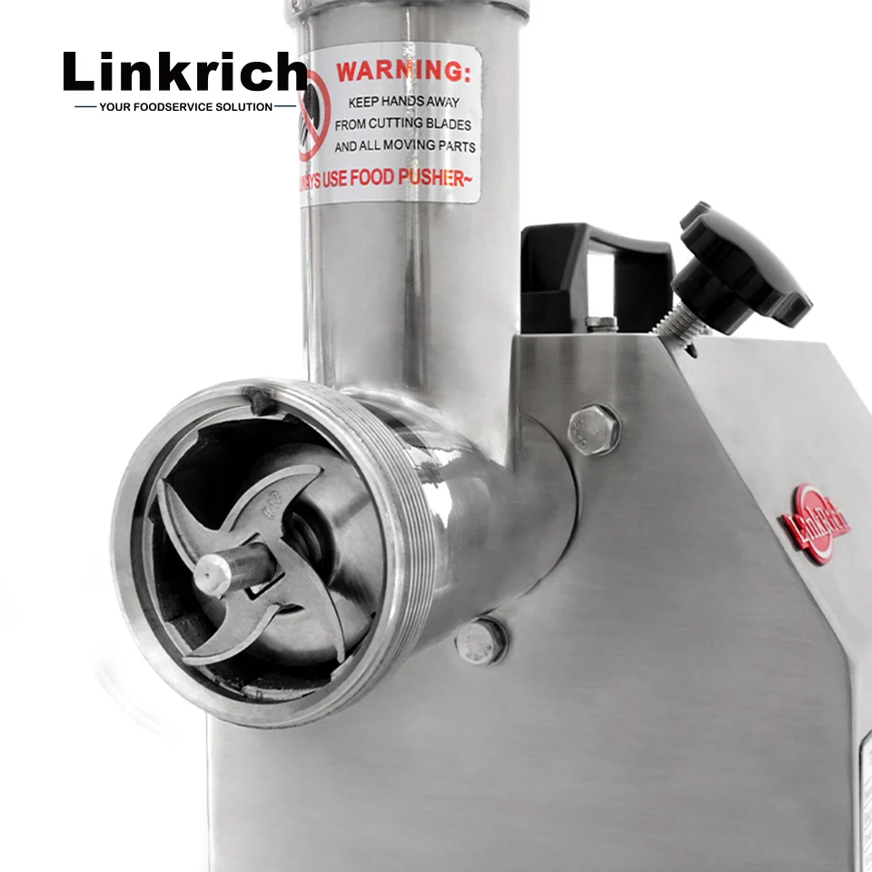 TD-12 High Output Industrial Electric Meat Mincer Stainless Steel with Reliable Motor for Restaurants and Hotels New