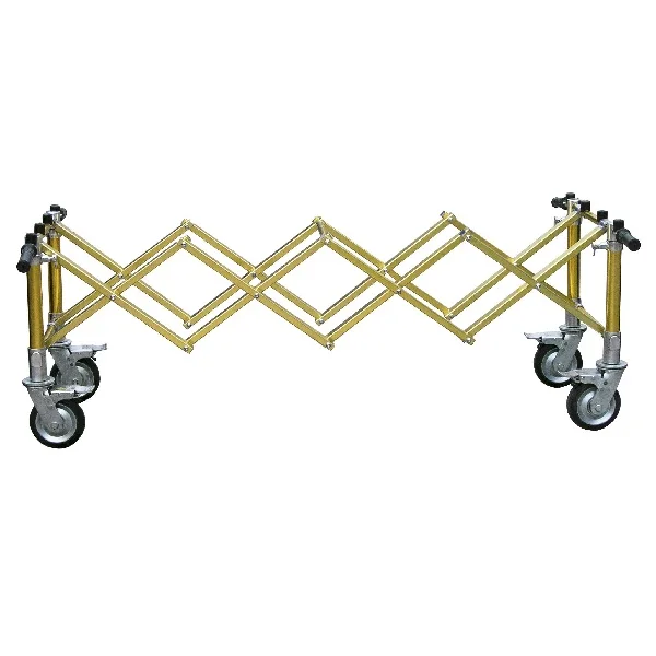 XH-5A Cheap funeral casket coffins silver trolley for urnas
