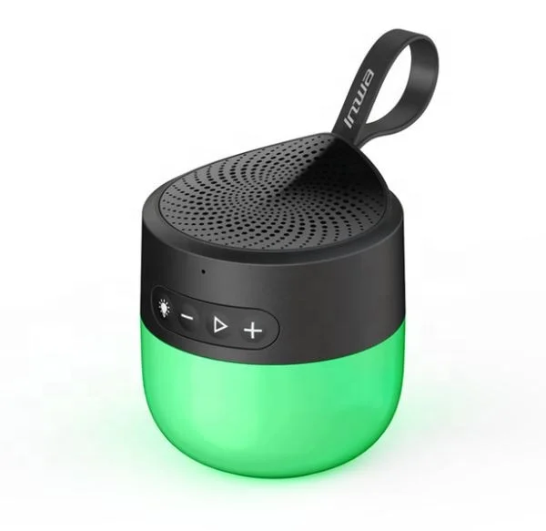 Ipx65 цветной динамик с подсветкой для вашей прекрасной жизни inwa, портативная атмосферная лампа, динамик, беспроводные динамики