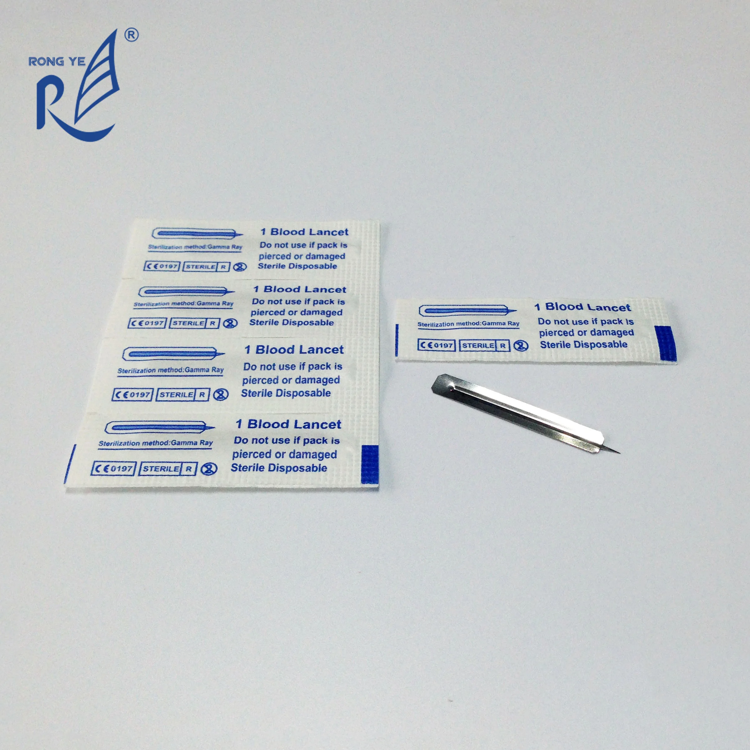 Economical Custom Design China Disposable Stainless Steel Safety Blood Lancets 30g