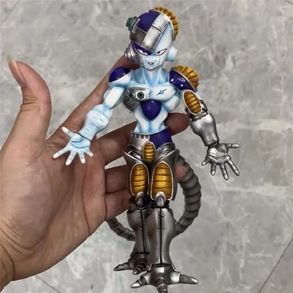 18 см DBZ Супер Saiyan Frieza робот из ПВХ фигурка аниме Коллекционная модель куклы игрушки мультяшный Настольный орнамент с упаковкой коробки
