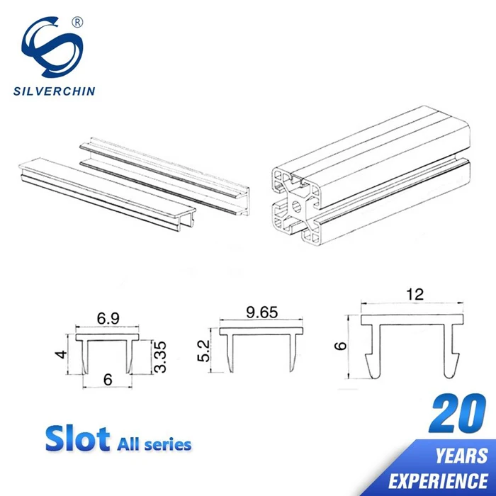Silverchin customized v slot rubber cover sealing strip