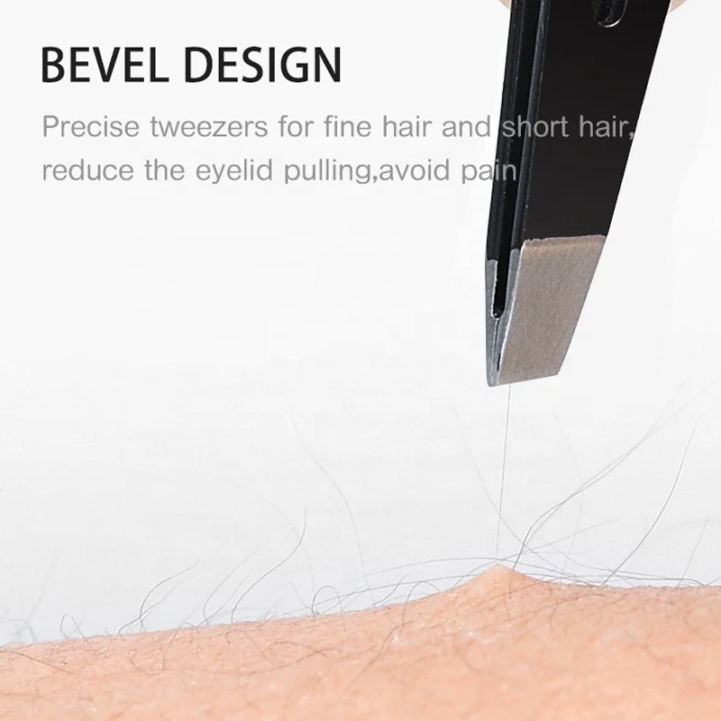 Wholesale Manufacturer Stainless Steel Eyebrow Tweezers Set With Comb