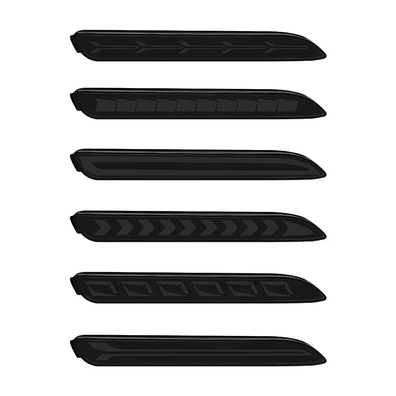 Airplane Bone Grid Arrow LED Bumper Start Scanning Running Reflector Turn Signal Rear Fog Warning Flashing Lamp Tail Brake Light