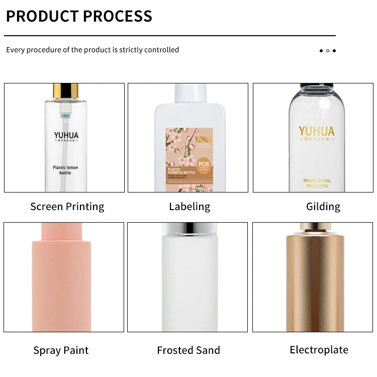 Black Packaging And Tilt 10ml Beautiful Jars Sets Bamboo Lid Pump Ampoule Mini Can Glass Cosmetic Bottle