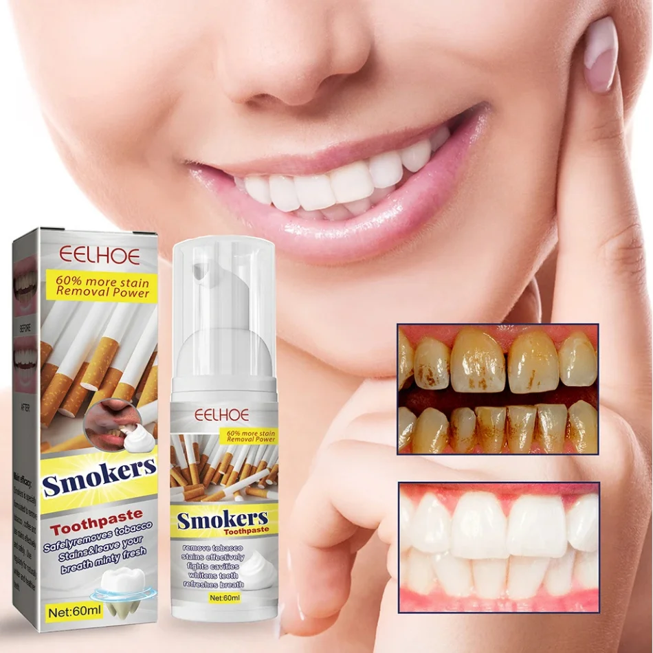 Smokers Toothpaste for Stain Removal and Fresh Breath