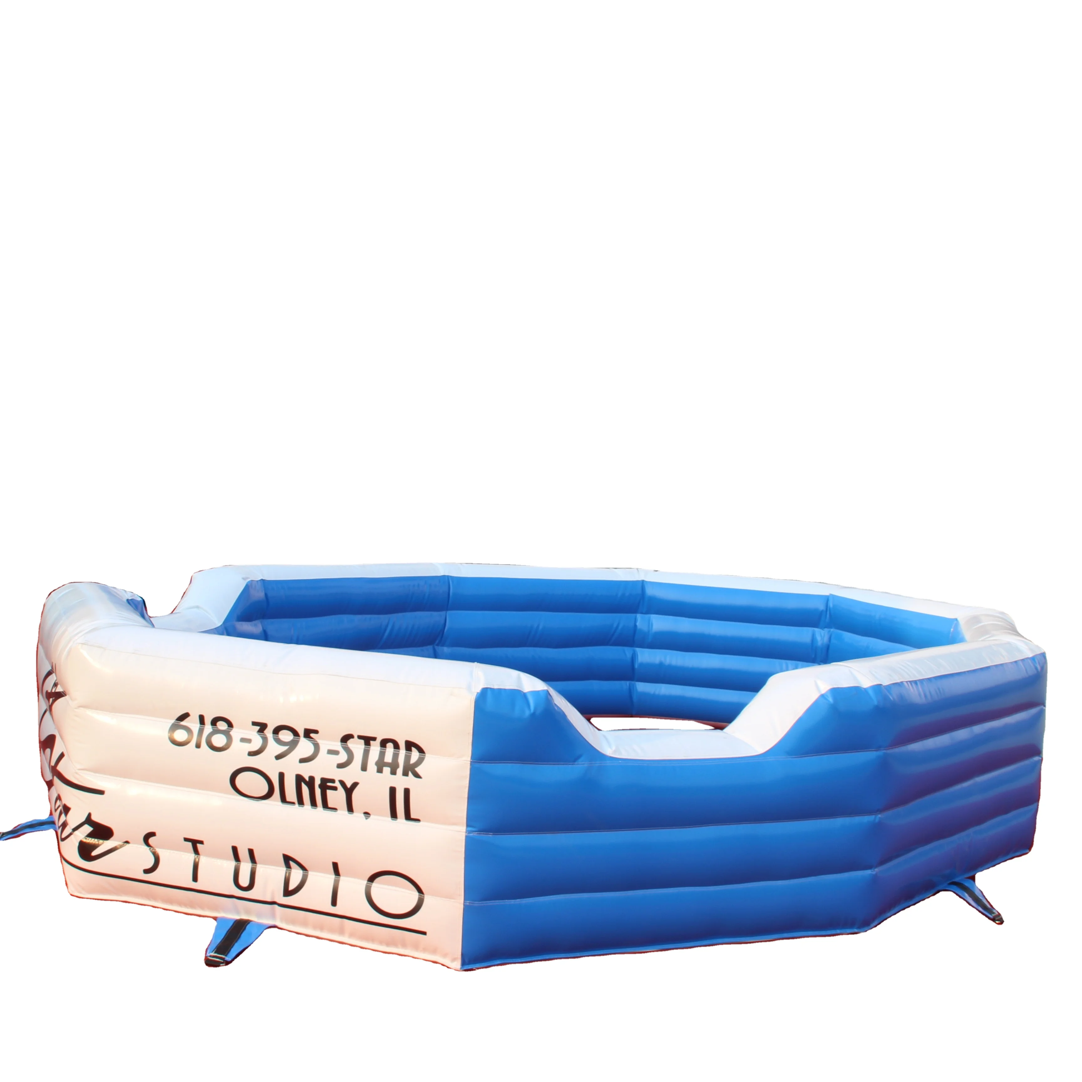 Сине-белая надувная игра Гага для шаров интерактивная всех