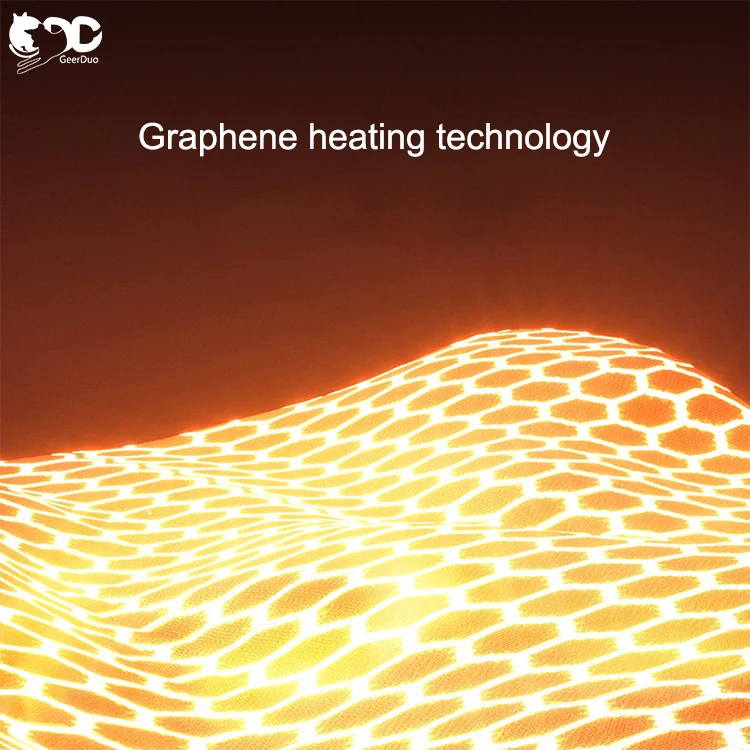 GeerDuo Portable USB Charging Graphene 3 Level Pet Dog Electric Warming Heating Bed Cushion Mat Pad