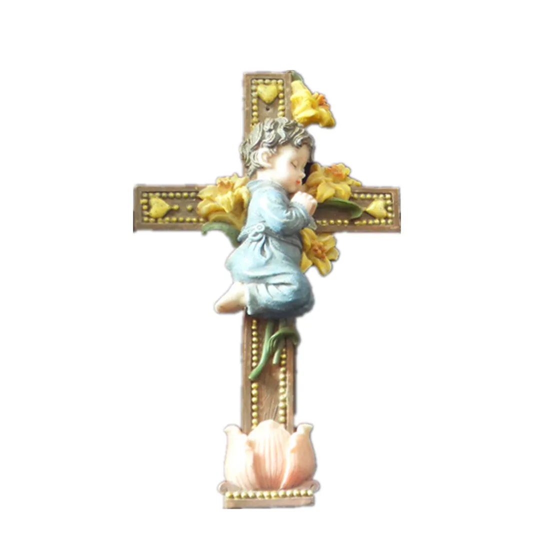 Hot Sale Custom Jesus Christ Statue Sculpture Religious Resin Crafts for Home Decoration and Gifts Theme of Love