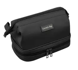 2023 wholesale fashion organizer makeup toiletry bag travel cosmetic bags, woman travel cosmetic bag leather pouch waterproof