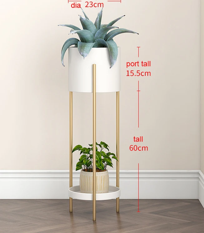 2Tier metal Plant Indoor shelf Stand rack home decor corner multi function shelf plant Flower Pot Organizer display 2024 new