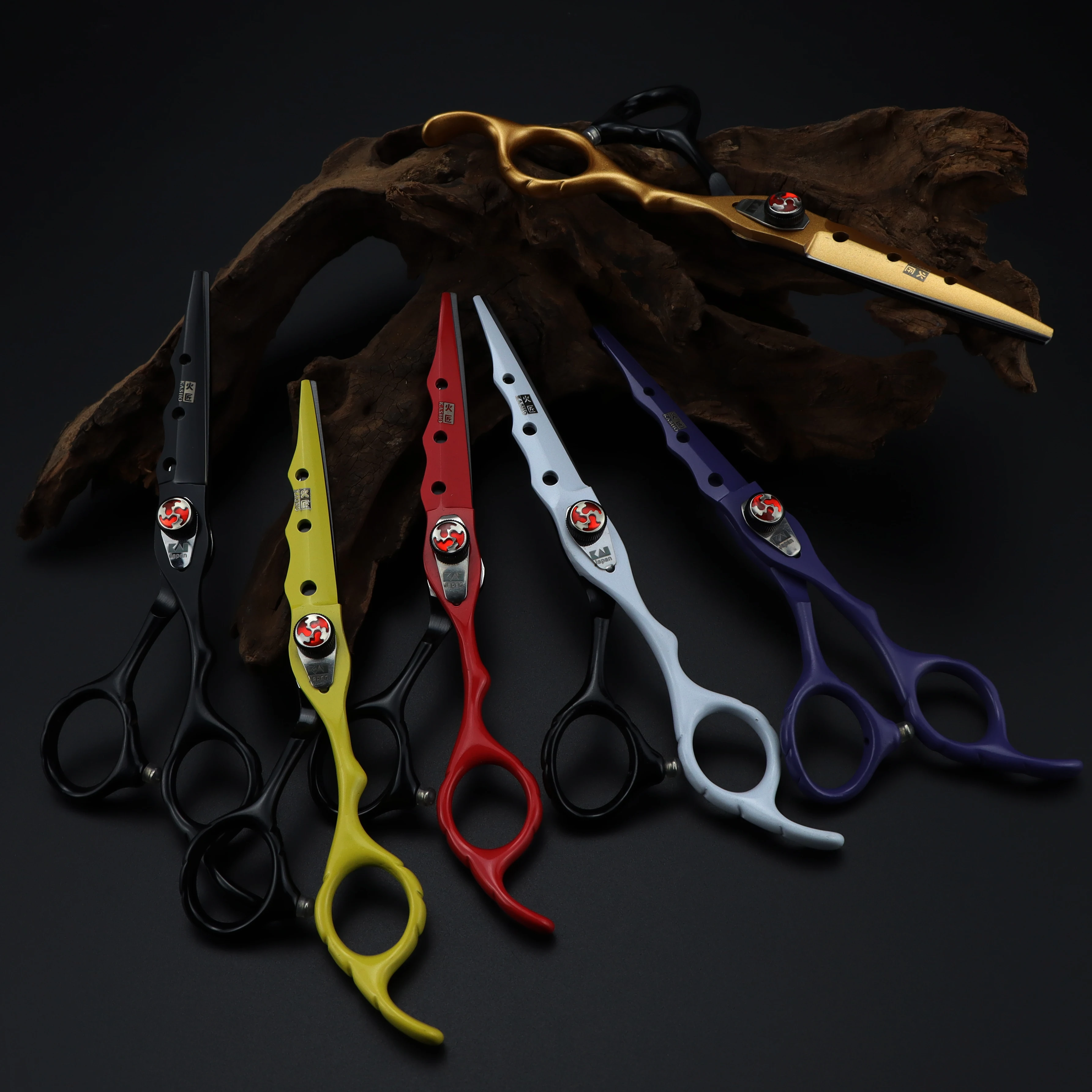 6.0 Color paint  personality  hairdressing scissors  barber scissors  flat  thinning scissors  affordable
