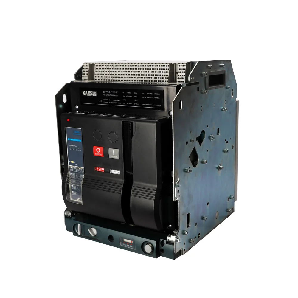 SASSIN 3SW68 low voltage 3 pole or 4 pole industrial control intelligent universal withdrawable air circuit breaker ACB