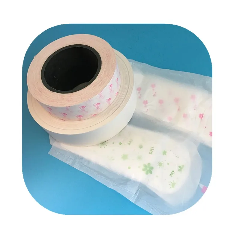 customized printing Release color Silicone Paper   raw materials for sanitary napkin