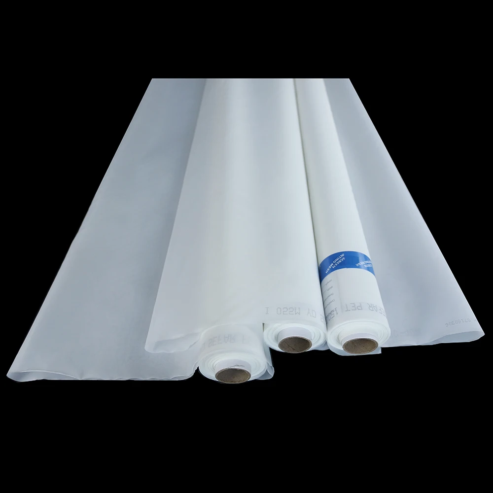 high quality 43T polyester silk screen printing mesh white mesh