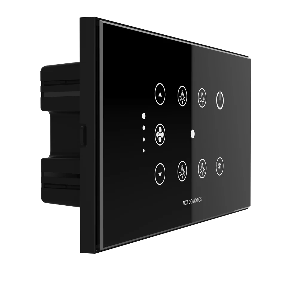 Smart Home Automation 4 gang Electronic  Wifi Light Power Switch  Capacitive Touch Works With Google Alexa with Fan Dimmer