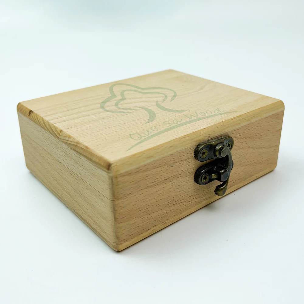 Custom Logo Wholesale Wood Laser Carving Gift Wooden Boxes For Multifunctional