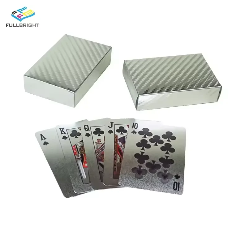 Factory Competitive Prices Custom Color Poker Cards Standard Size Printing LOGO Plastic Waterproof Board Game Playing Cards