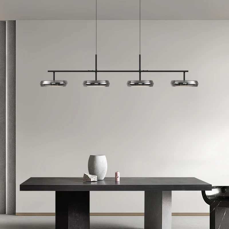 Practical external luminous restaurant bar LED pendant light elegant warm gold bedroom living room indoor pendant lamp