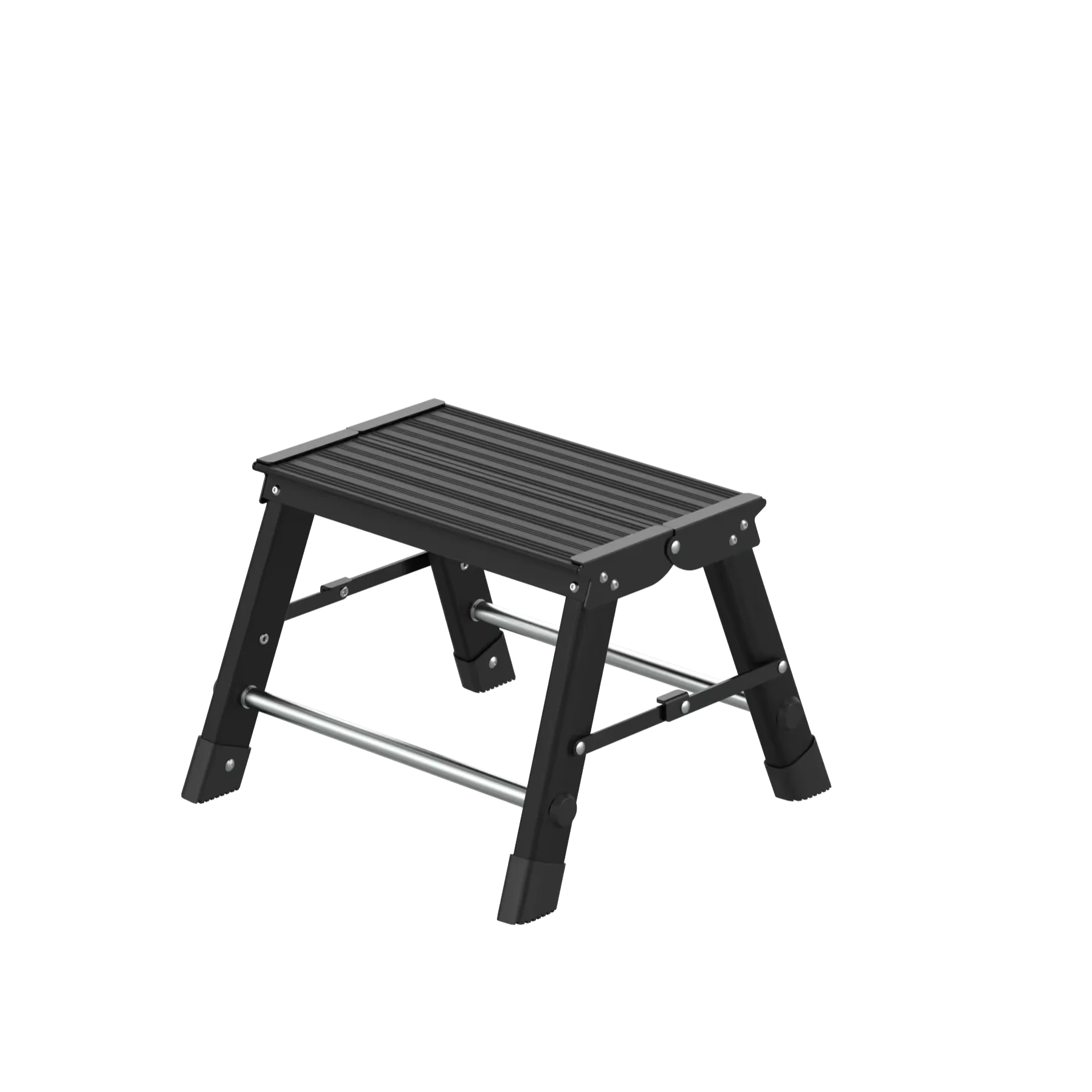 GS/EN14183 approved double side step stool ladder lightweight portable aluminum stool ladder for European market