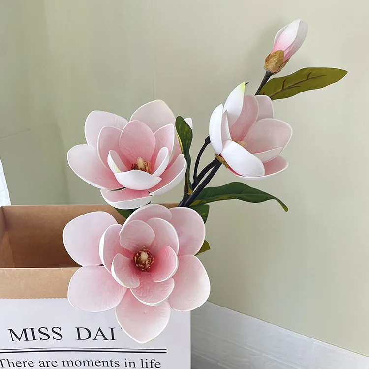 Artificial flower wall New Design Artificial Orchid Artificial Real Touch Green Orchids With Grass Preserved flower