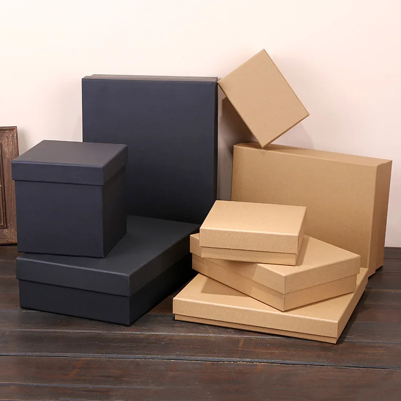 Recycled Custom Brown Cardboard Closure Kraft Paper Cosmetic Lip Gloss Gift Packaging Boxes
