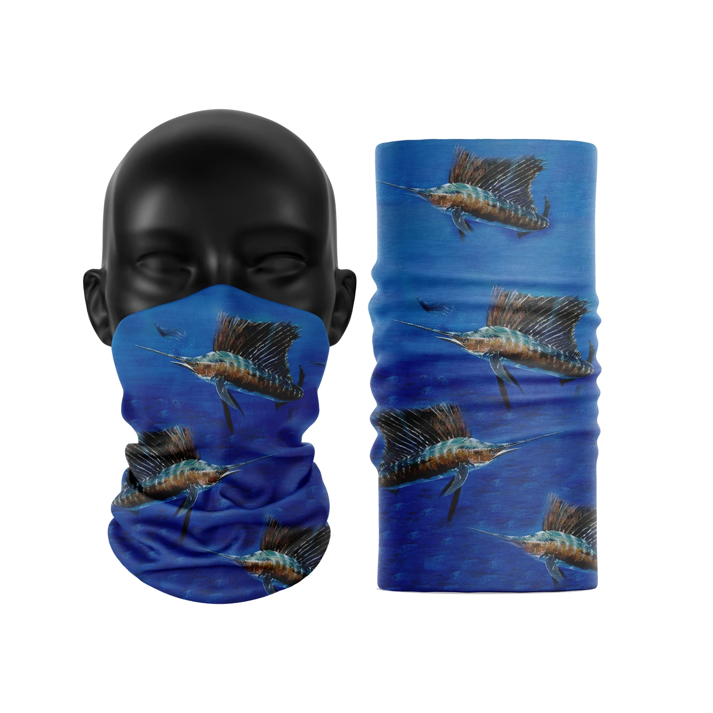 Breathable multi color fishing buff seamless bandana scarf