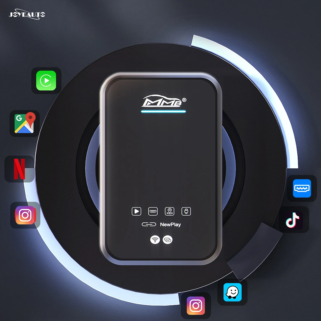 Joyeauto Универсальный 4 Гб + 32 ГБ MMB беспроводной Carplay AI BOX carplay smartbox android box Android 11