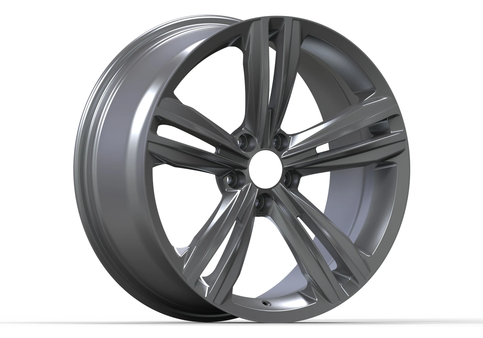 China Custom Fashion Polish Wheels Racing Car 5X114.3 Matt Black Wheel Rim for mercedes benz