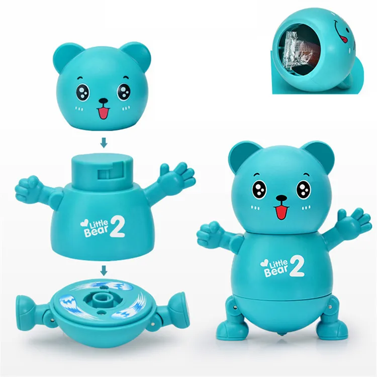 Kids early education cartoon rotating decompression fidget spinner toy animal