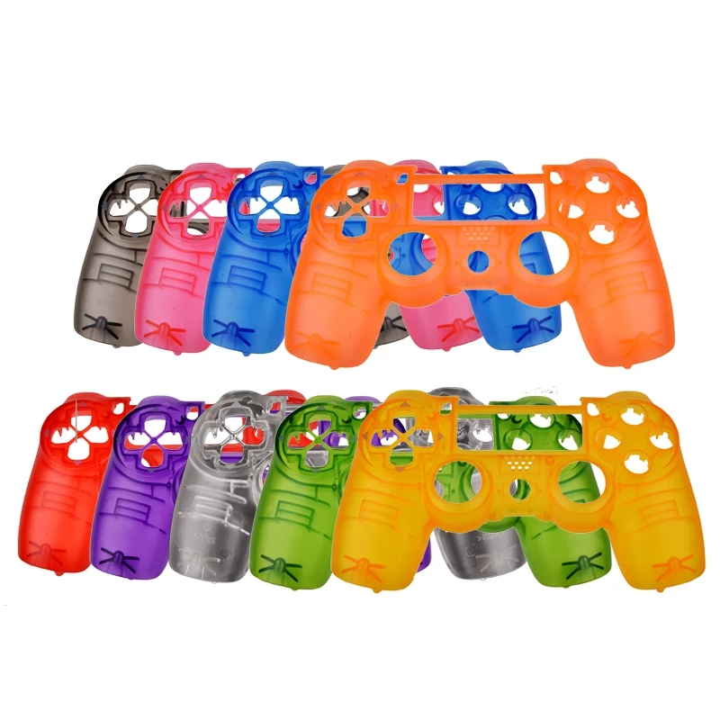 Transparent Protective Replacement shells Housing Cover Cases for PS4 Wireless Controller Mod Kit Front Shells