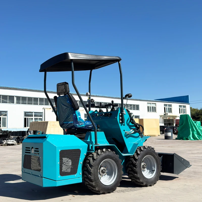 Good Quality Mini Skid Loader Skid Steer Loader Manufacturers Chinese Wheel Mini Skid Steer Loader with seat  For Sale