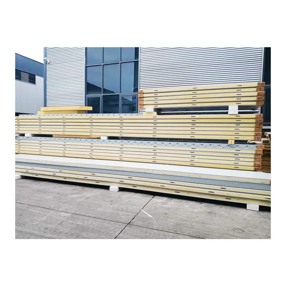 Factory direct sales/fire insulation/ PU cam lock sandwich panel /cold room workshop warehouse construction