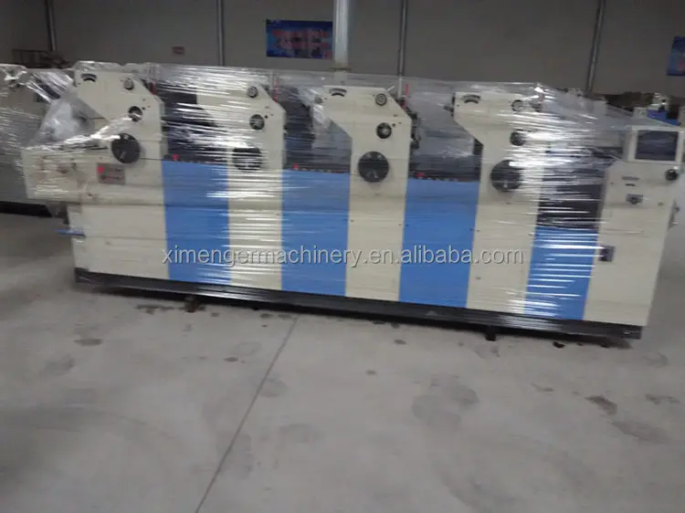 Automatic 4 Colour  Pamphlet Offset Printer A2 Size 4 Colors Newspaper Paper Sheet Offset Printing Machine Price