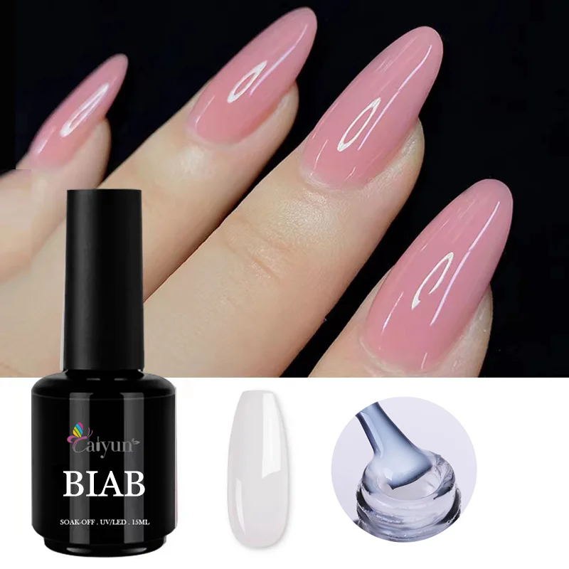 Hema Free Acrylic Poly Art Design Super Strong 4 Functions No Need Base Coat Clear Liquid Biab Gel